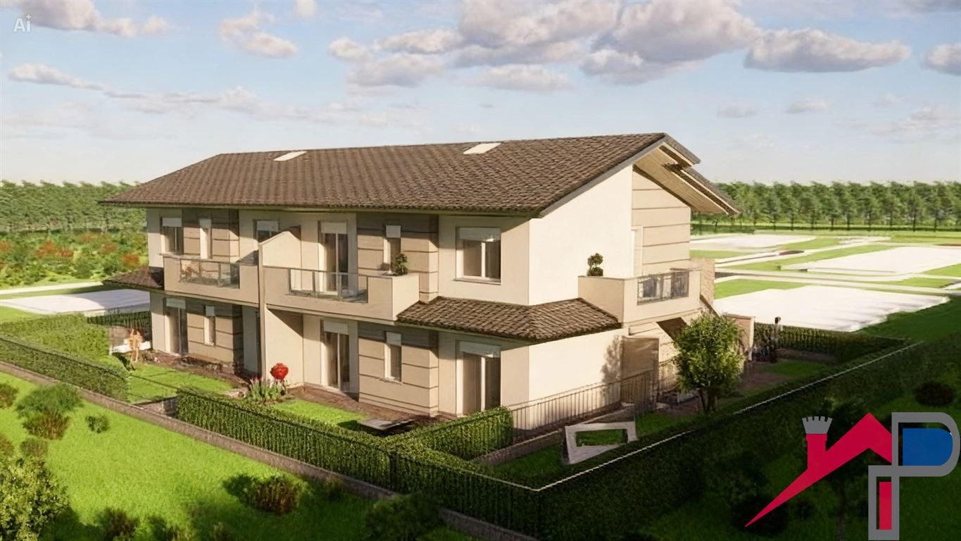 Stupendo Trilocale di Nuova Costruzione con Balconi e Giardino a Terno d'Isola