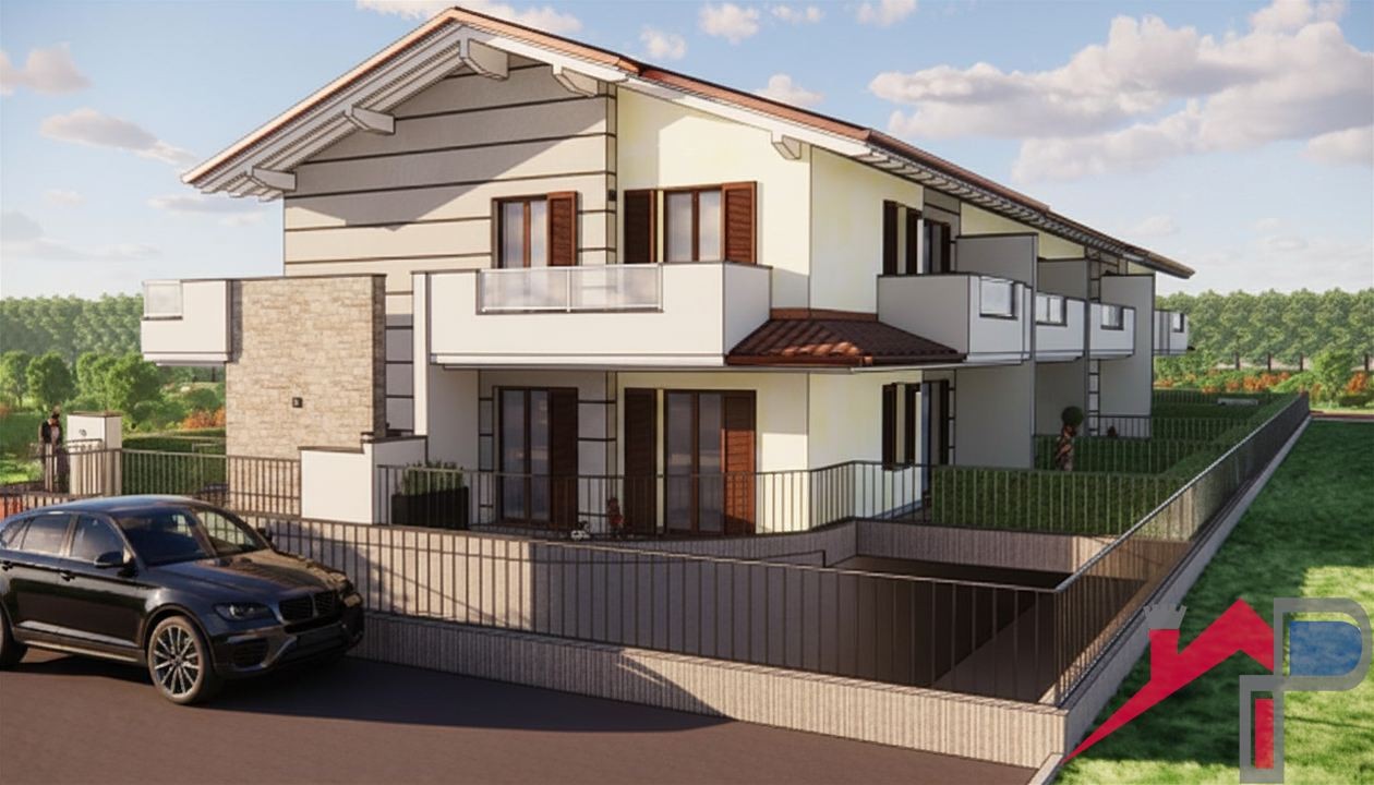 Splendido Quadrilocale di Nuova Costruzione a Bonate Sopra – Primo Piano con Balconi